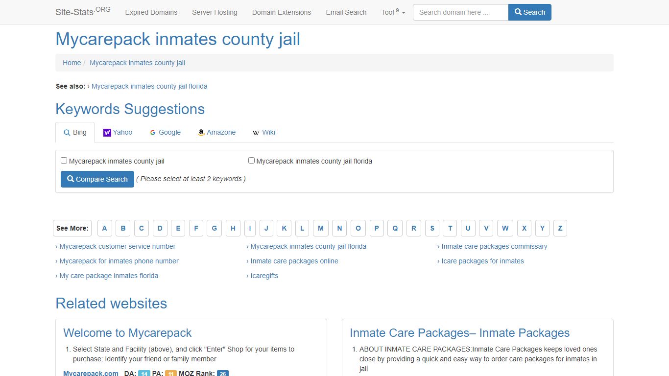 Mycarepack inmates county jail - site-stats.org